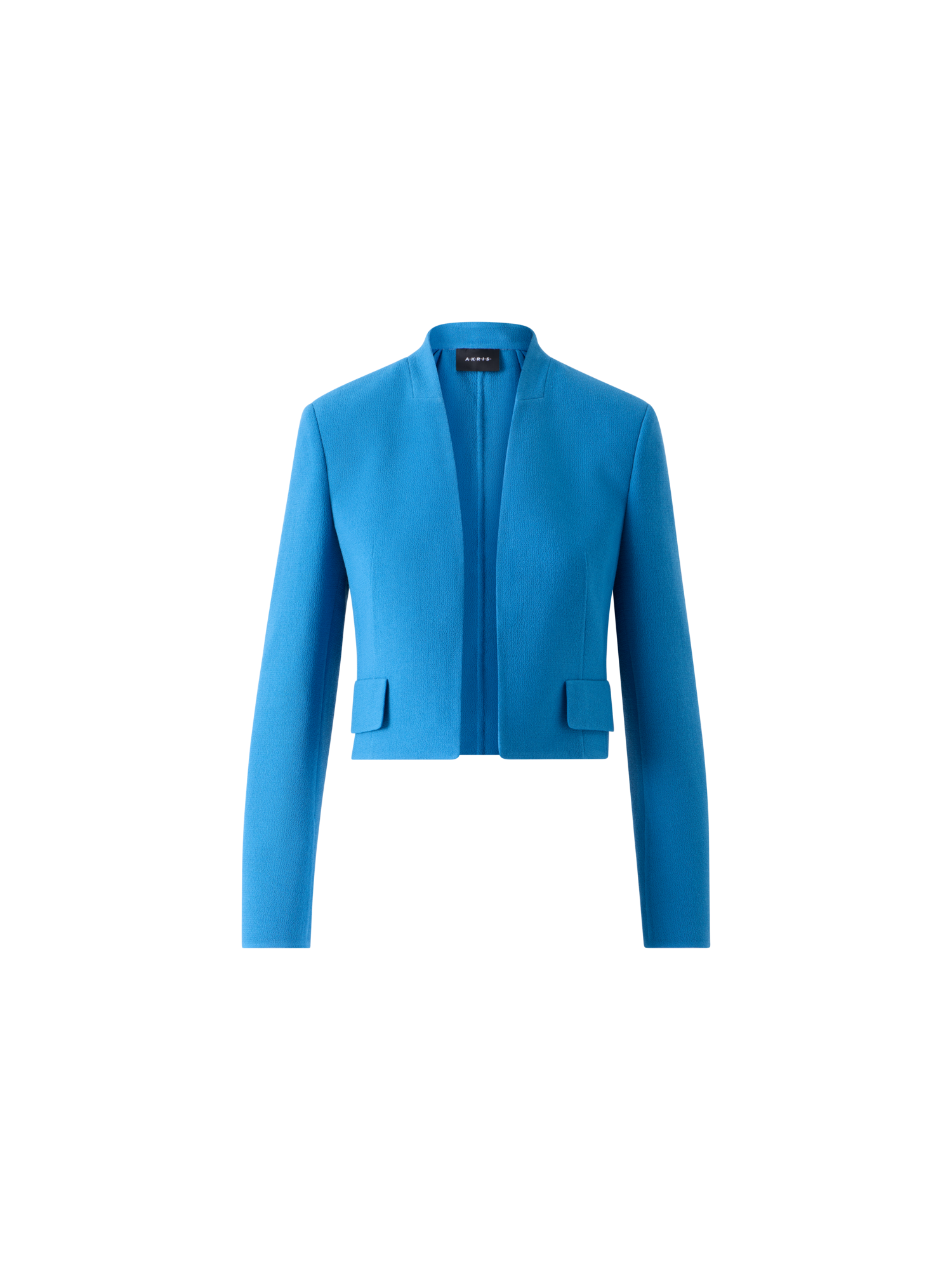 img_9e328975-6747-4215-9a86-5dadd2f0db0c.png Short Wool Crêpe Double-Face Jacket - Image 1