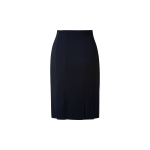 Wool Double-Face Pencil Skirt with Slits