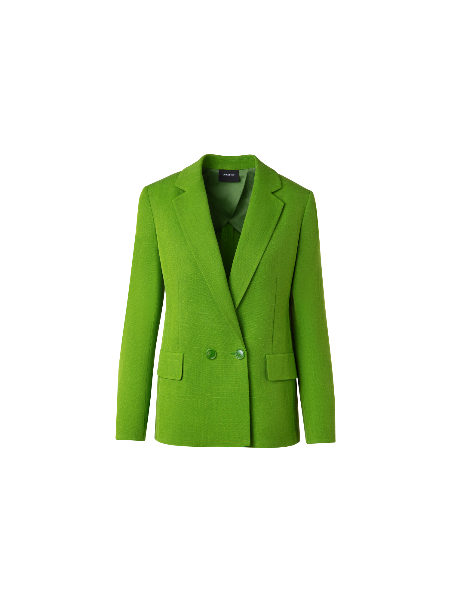 img_af4daa9d-8cbb-4856-9a96-e8f0df26d848.png Double Breasted Blazer in Shantung Silk - Image 1