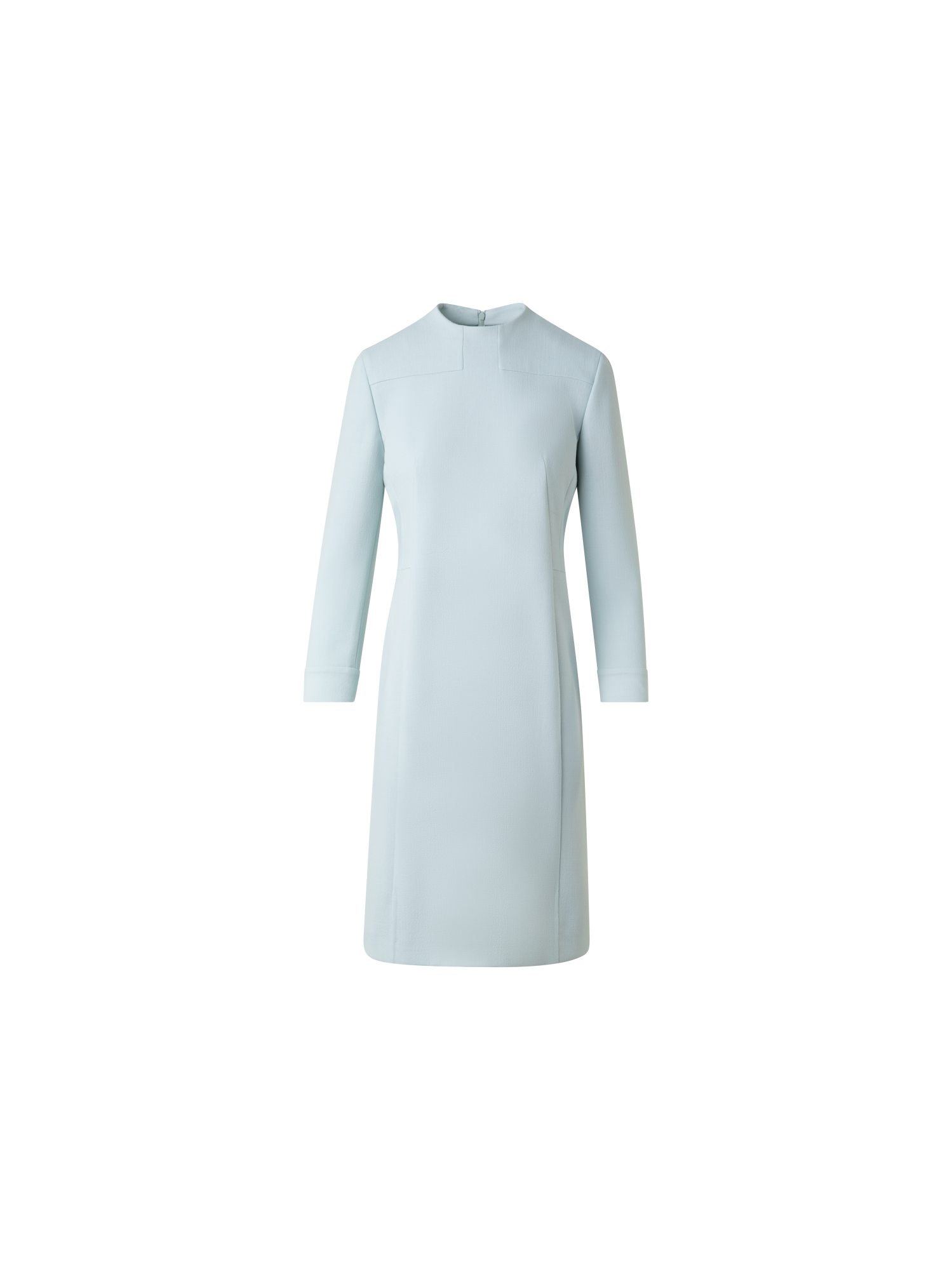 img_b017e3ad-f6ed-4b66-9471-d7592b4683a2.png Fitted Sheath Dress in Wool Double-Face - Image 1