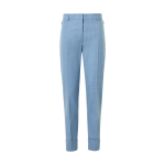 Cropped Tapered Wool Flannel Pants
