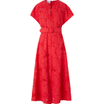 Flower Eyelet Midi Dress