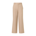 Christelle Cropped Wide-Leg Pants in Cotton-Silk Double-Face