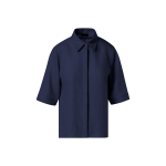 Boxy Shirt Blouse In Linen Voile