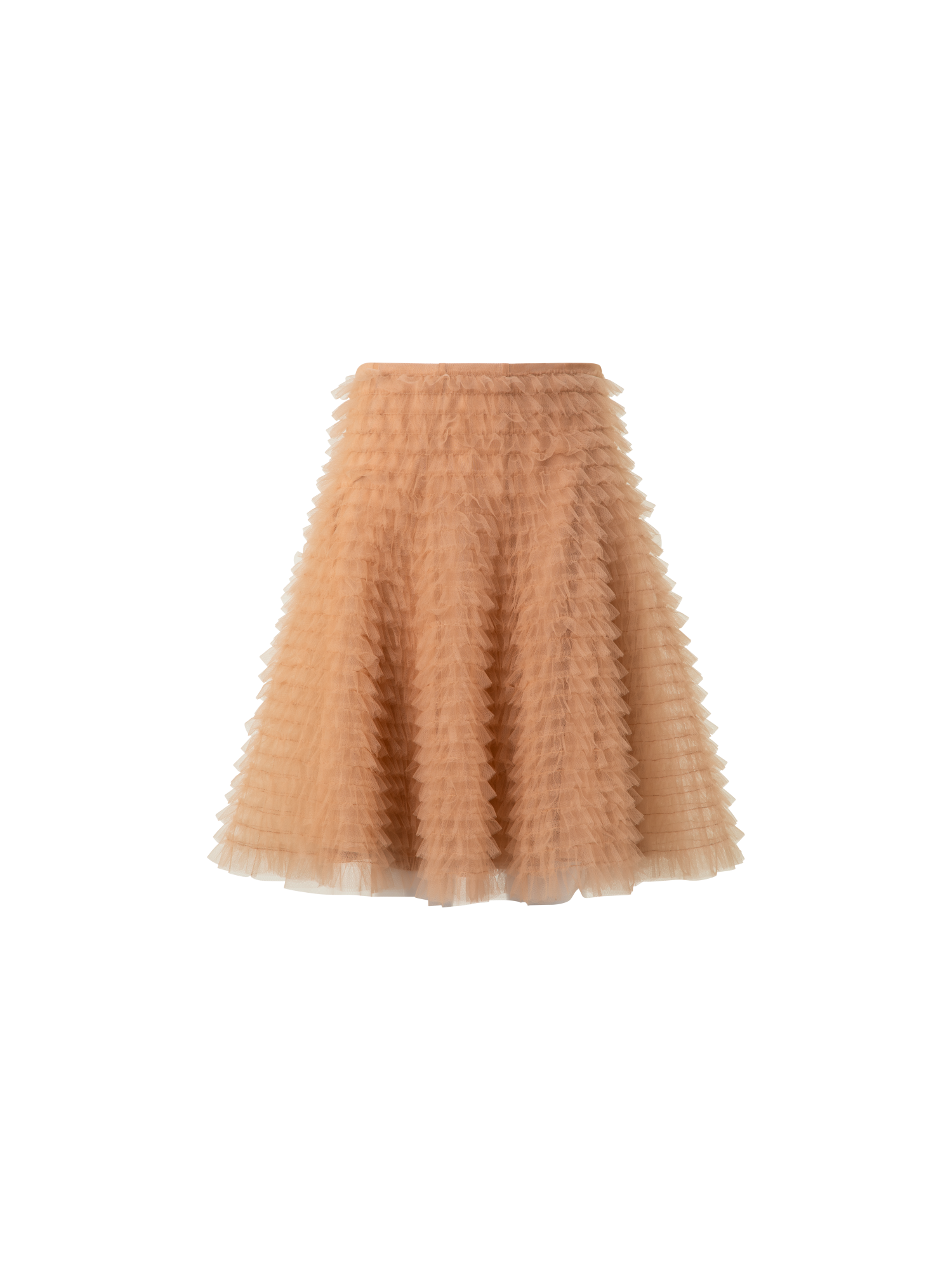 img_bff3b3f2-d178-4b16-91fd-06935be7839e.png Short A-Line Ruched Tulle Skirt - Image 1