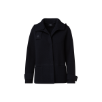 Cashmere Piqué Jacket with Removable Hood