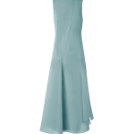 Midi Dress in Asymmetrical Techno Grid