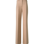 Wide Straight Cotton Double-Face Pants