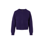 Cashmere-Piqué Knit Cardigan