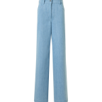 Cooper Wide Leg Stretch Cotton Denim Pants