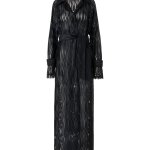 Estelle Long Coat in Wave Guipure