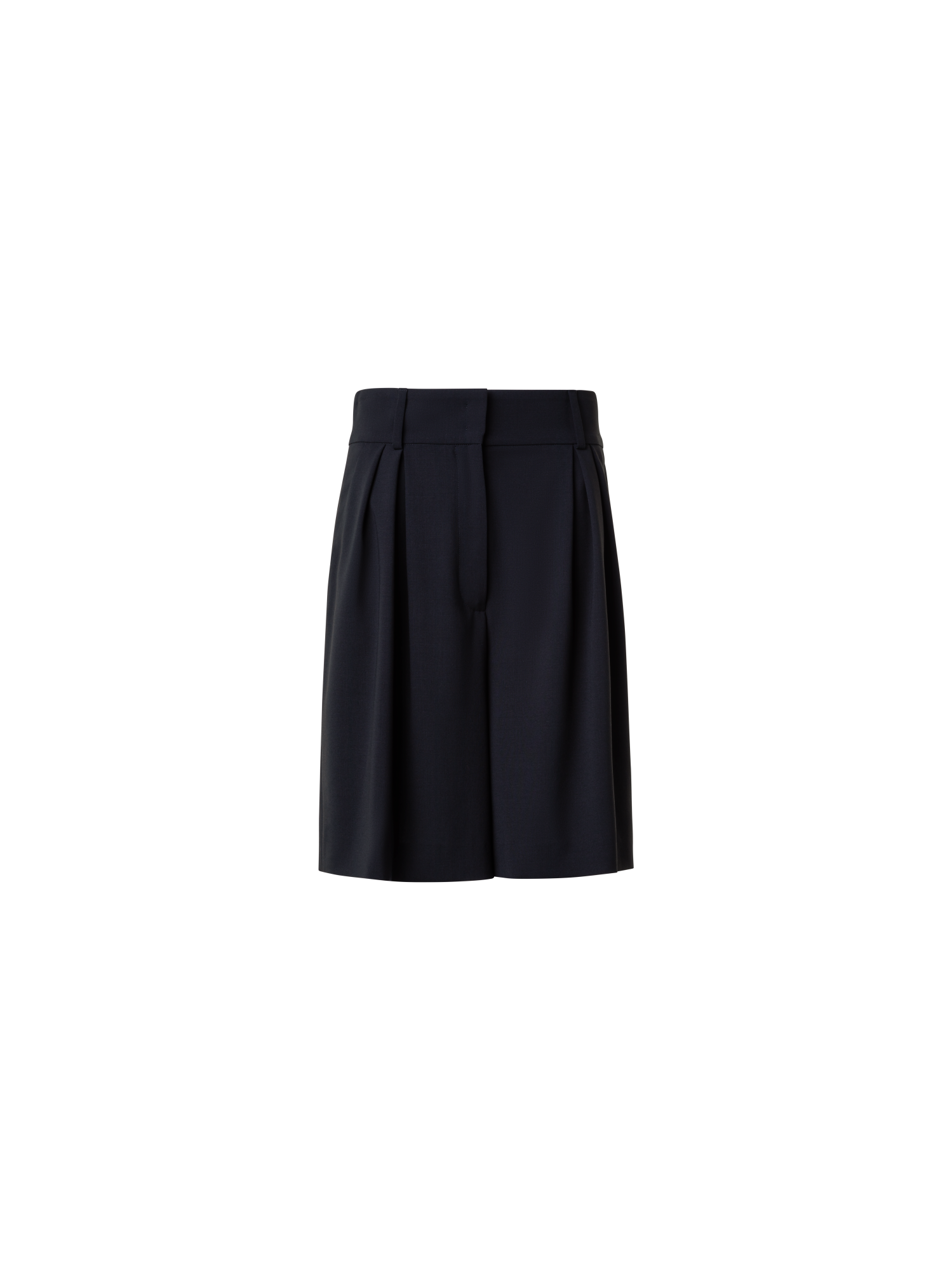 img_eeceed83-2c71-4bc4-b8ff-590631b52c67.png Pleated Cool Wool Bermuda Shorts - Image 1