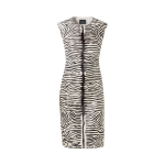 Sleeveless Calfskin Sheath Dress