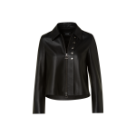 Lamb Leather Collared Jacket