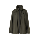 Water-Repellent Parachute-Taffeta Short Parka