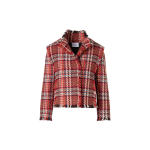Long-Sleeve Cotton-Tweed Jacket