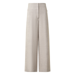 Washed Raw Linen Culotte Pants