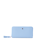 Long Zip Around Wallet in Leather
