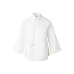 Kimono Blouse with 3D Carnation Detail