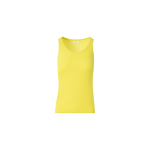 Fitted Merino Wool Tank Top with Scoop Neck